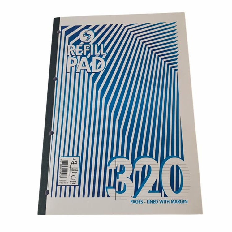 Picture of 8076-Silvine Sidebound 320 Page Refill Pad Lined with Margin